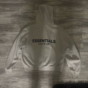 Essentials Light Gray Hoodie